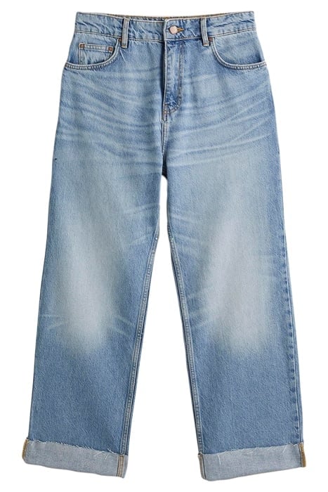 RELAXED STRAIGHT TURN UP JEANS DEN 6