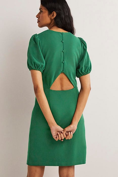 CUT OUT JERSEY MINI DRESS GRN 2