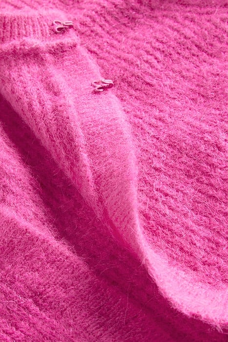 RIB KNIT BOLERO PNK 7