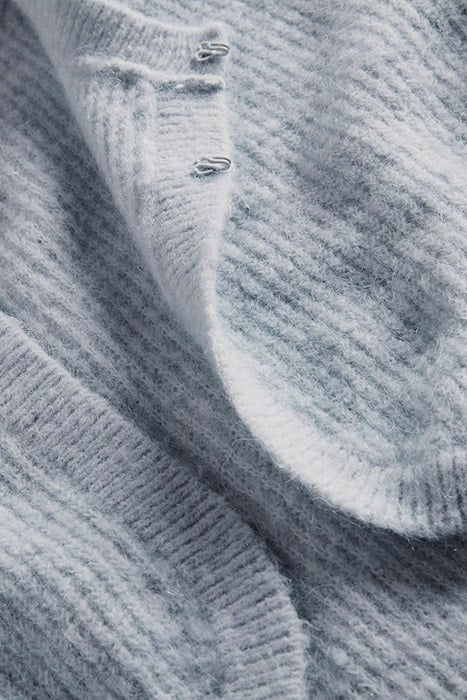 RIB KNIT BOLERO BLU 5