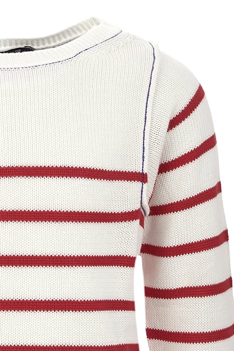 STRIPED SWT 3COLORED WHITE 3