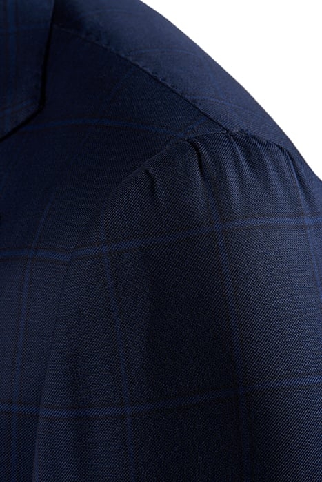 NAVY CHECKED LAZIO SUIT 2