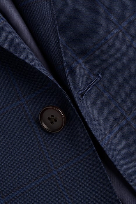 NAVY CHECKED LAZIO SUIT 3