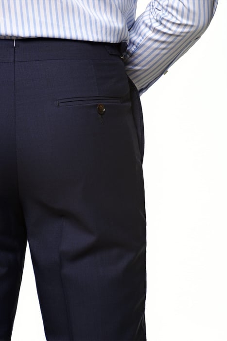 Navy Checked Havana Suit 7