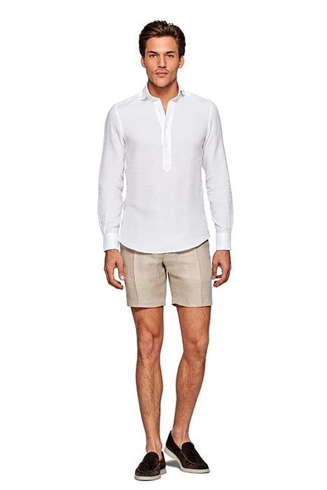 WHITE EXTRA SLIM FIT POPOVER 5