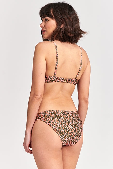 LADIES LOU BIKINI SET TROPICAL TIGER STRAWBERRY PINK 2