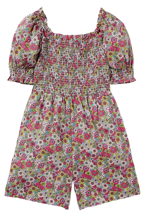 SMOCKED BODICE PLAYSUIT MLT 6