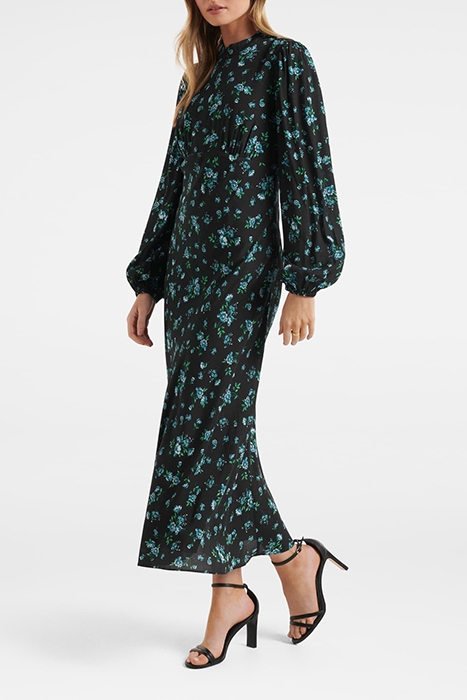 ANGELINA HIGH NECK MIDI DRESS ELLACOTE DITSY 3