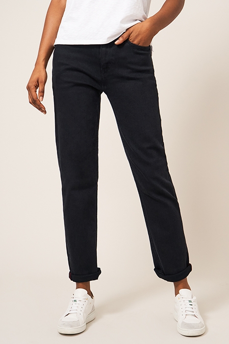 BROOKE STRAIGHT JEAN BLACK DENIM 1