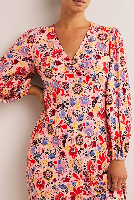 EMPIRE MIDI TEA DRESS PNT 3