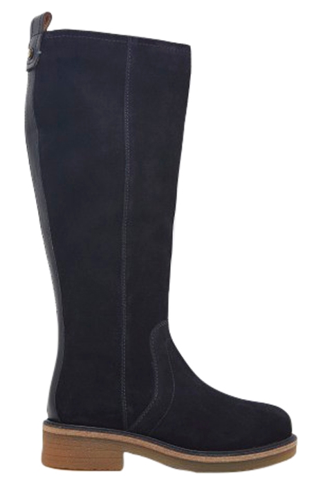 CATHERINE CREPE KNEE HIGH BOOT DARK NAVY 1