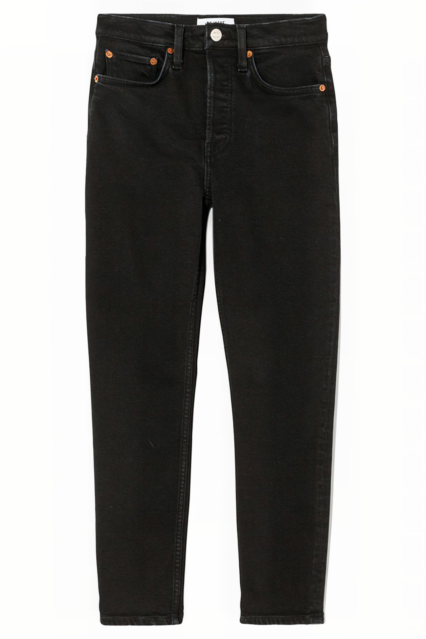 90S HIGH RISE ANKLE CROP NOIR 1