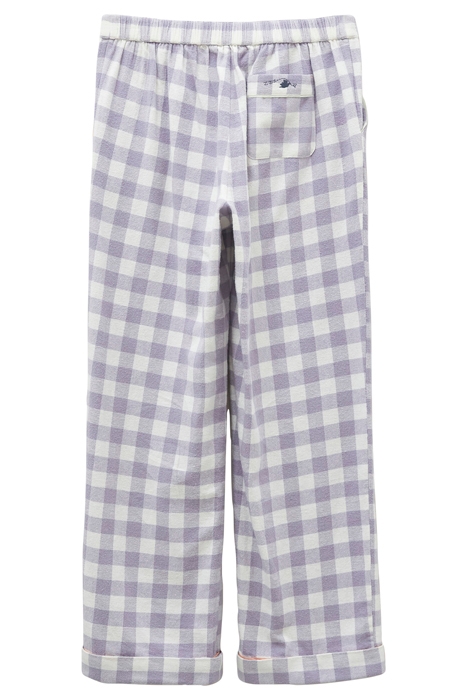 NINA ORGANIC BRUSHED PJ BOTTOM PURPLE MULTI 4