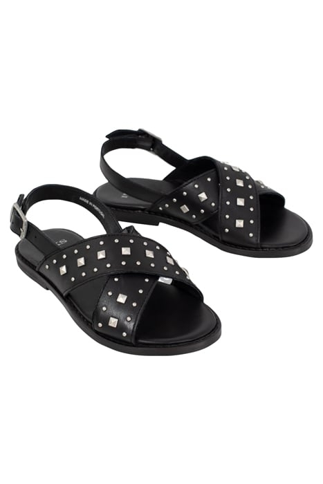 GIRLS’ BLACK STUDDED SANDALS 2