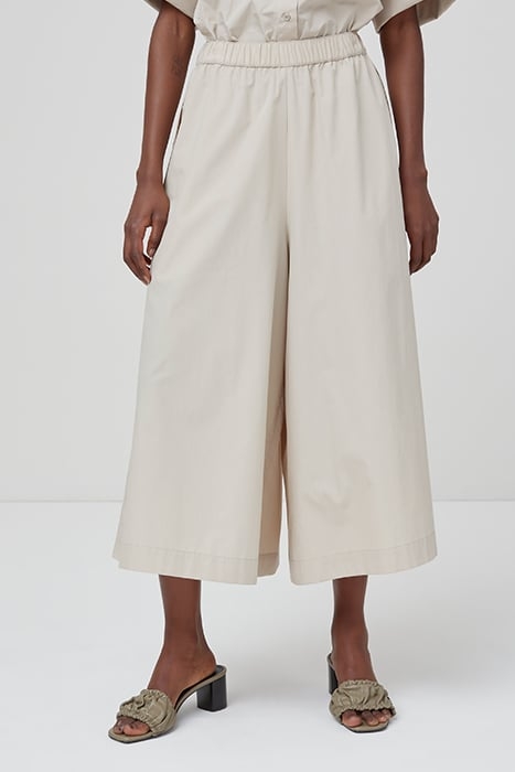 WOMEN SIDE SPLIT CULOTTE GRAIN BEIGE 1