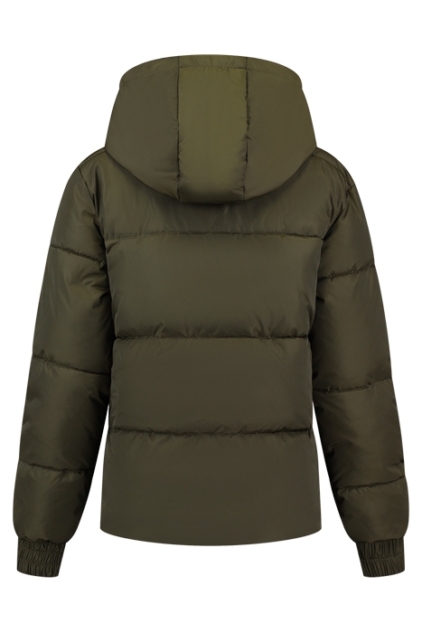 ALEXA PUFFER COAT ARMY 2