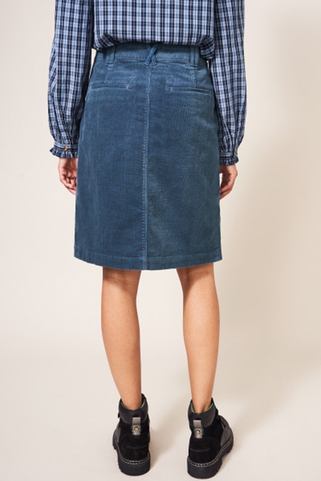 MELODY CORD SKIRT BLUE 2