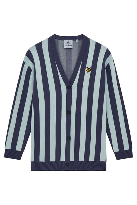 STRIPE CARDIGAN W524 NIGHTSHADE BLUE 5