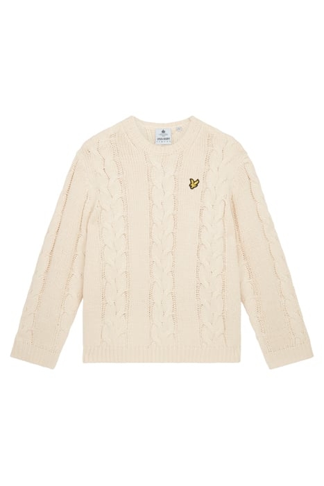 CHUNKY CABLE JUMPER W801 PILLOW WHITE 5