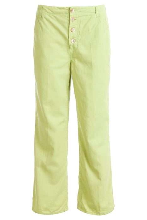 PANT FRONT BUTTON CLOSURE GREEN 1