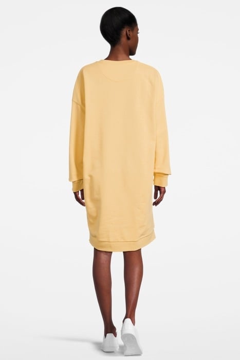 SWEATSHIRT DRESS W796 SOFT GOLDEN YELLOW 2