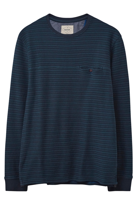 HOLTON STRIPE T-SHIRT DARK NAVY 1