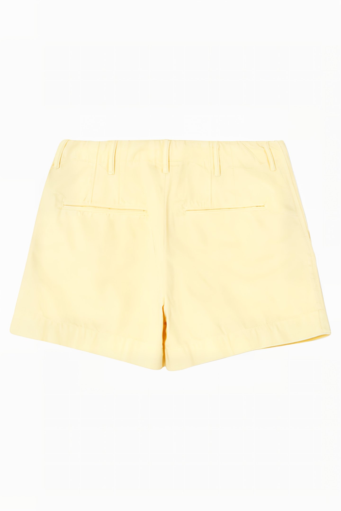 90S TROUSER SHORT WASHED BUTTERCREAM 2