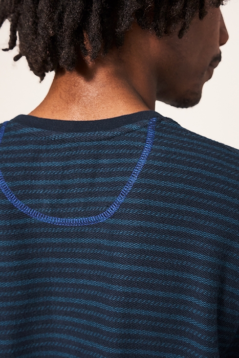HOLTON STRIPE T-SHIRT DARK NAVY 4