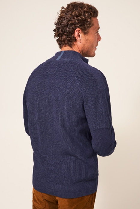 PENTIRE ZIP THROUGH DARK NAVY 2