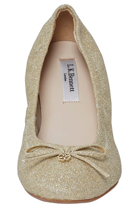 OSSIE BALLERINA SHOES GOLD 3