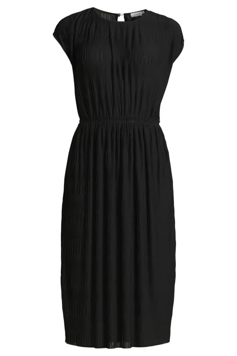 WAVE PLISSÉ DRESS BLACK 4
