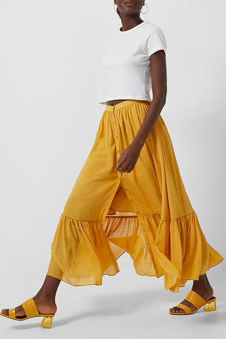 ANITTA CORA DRAP RUF HEM MI SK BRIGHT GOLD 4