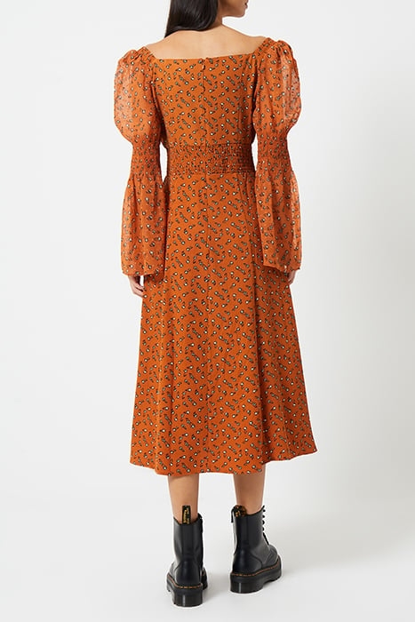 FRANCINE CALLIE DP SMCK MIDDRS LEATHER BROWN MULTI 3