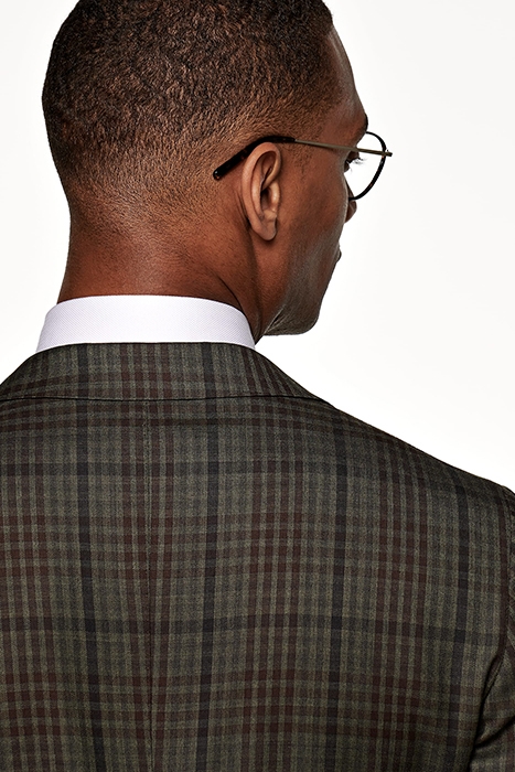 MID GREEN CHECKED HAVANA BLAZER 5