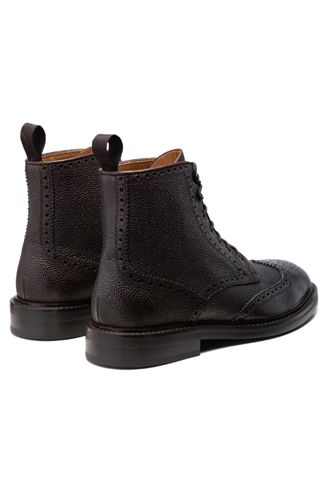 DARK BROWN LACE-UP BOOT 4