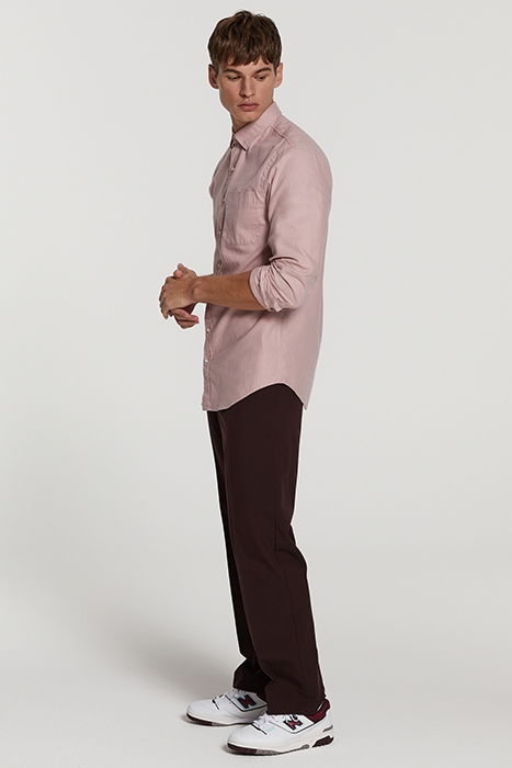 MEN TWILL SHIRT TYLER DUSTY SALMON PINK 5