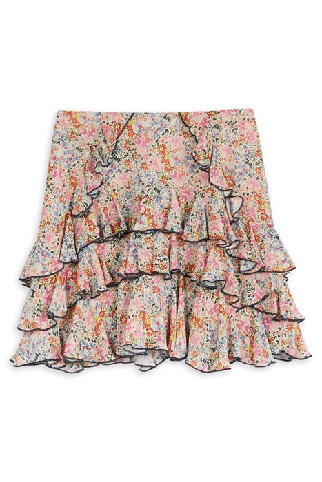 CEDA FRILL FLORAL SKIRT LT-PINK 4