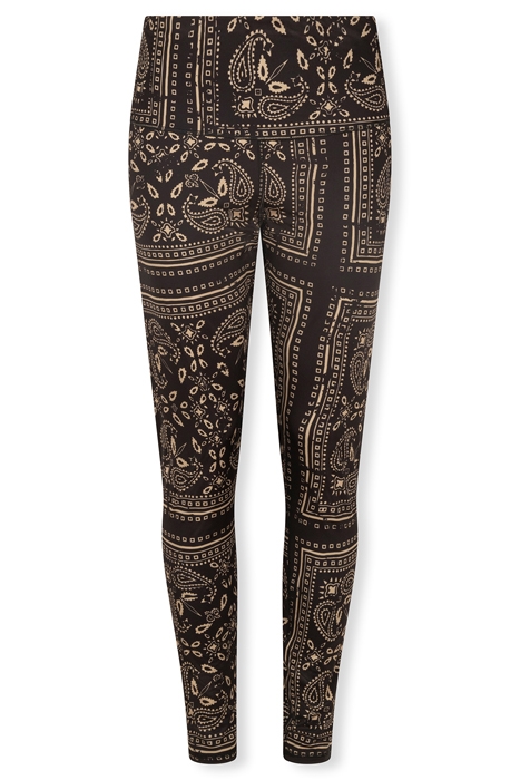 YOGA LEGGINGS PAISLEY BLACK 3