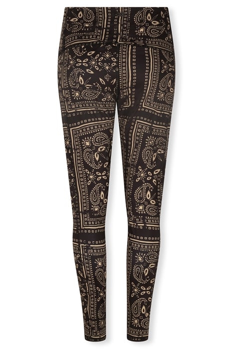 YOGA LEGGINGS PAISLEY BLACK 4
