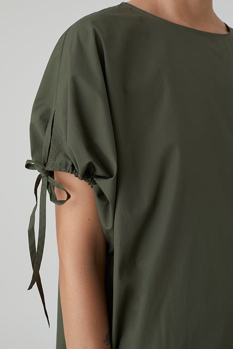 GATHERED DRESS PINE GREEN 4