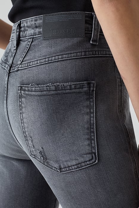 SKINNY PUSHER JEANS MID GREY 5