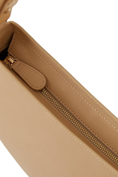 HALF ROUND BAG GRAIN BEIGE 4