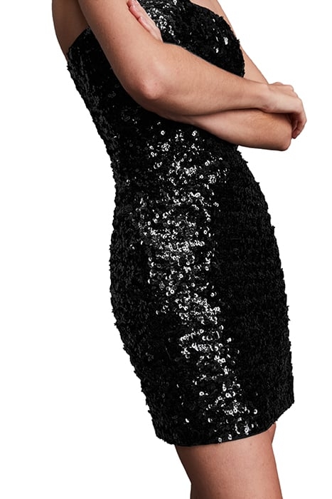 CARO EMB DRESS BLACK 4