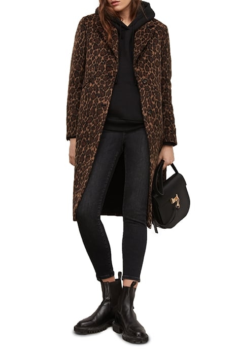 JETTE LEO COAT BROWN 3