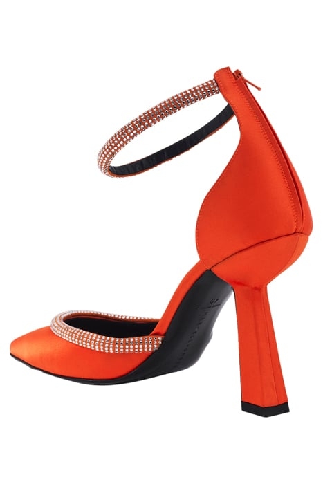 EMBELLISHED ANKLE-STRAP PUMPS FLAME 4