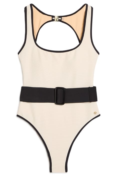 JASEY SWIMSUIT CREAM BLACK 1