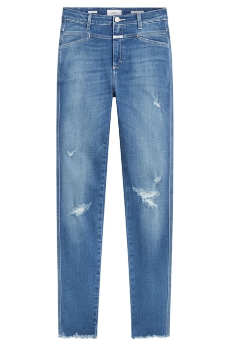 CLOSED WOMEN SKINNY PUSHER JEANS MID BLUE 8
