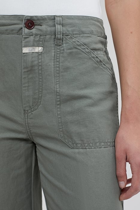 CLOSED WOMEN ABE PANTS OLIVE GREEN 5