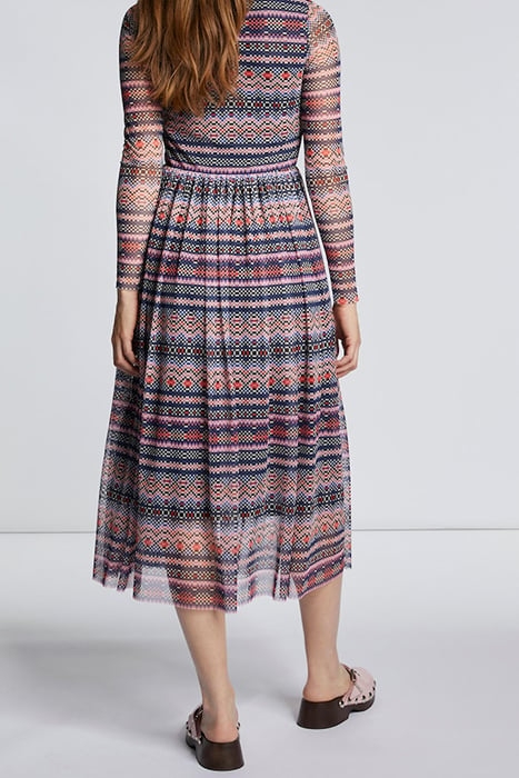 MESH DRESS RECYCLED ROSEWATER 3