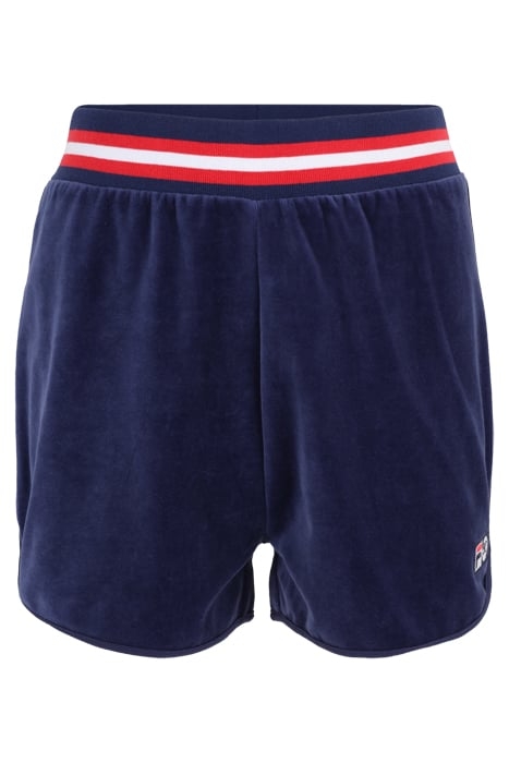 ZELL HIGH WAIST SHORTS MEDIEVAL BLUE 1